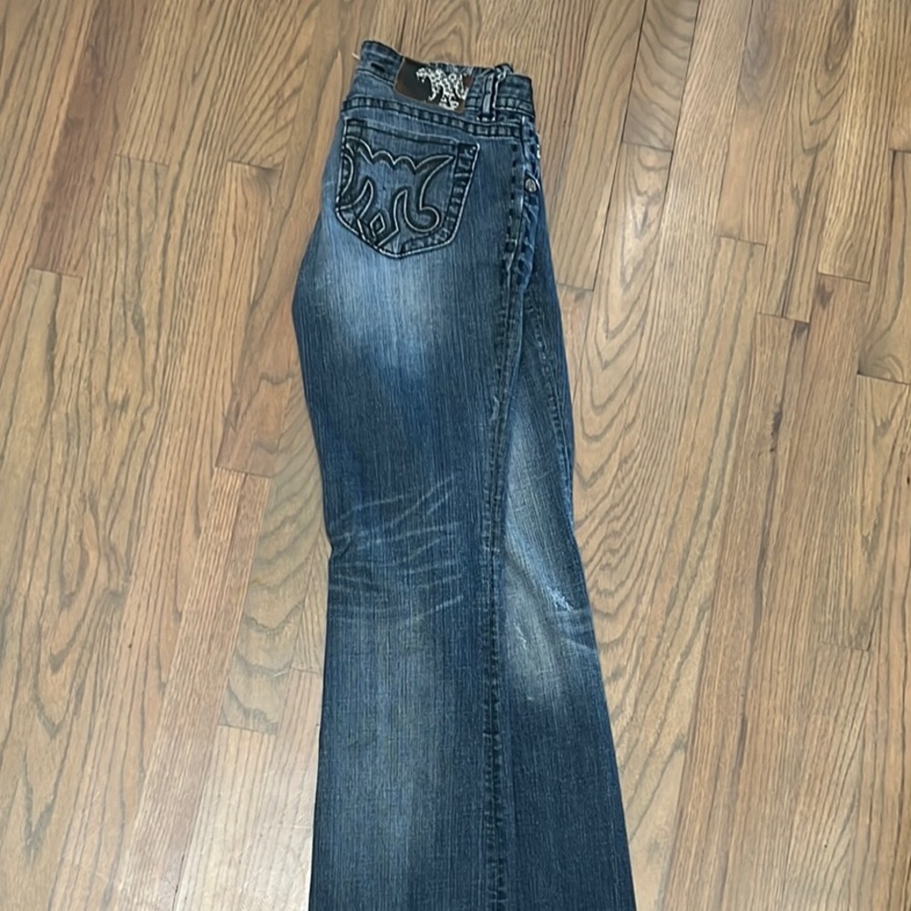 MEC Blue Boot Cut Jeans with Contrast Stitching - Picture 5 of 6